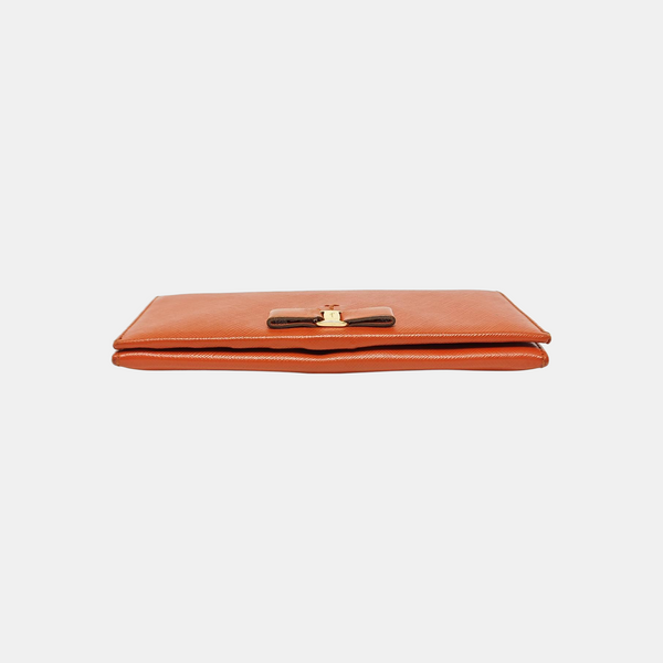 Vara Calfskin Orange Wallet
