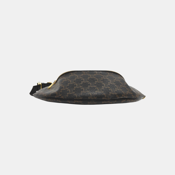 TRIOMPHE CANVAS Large Coated Canvas Black