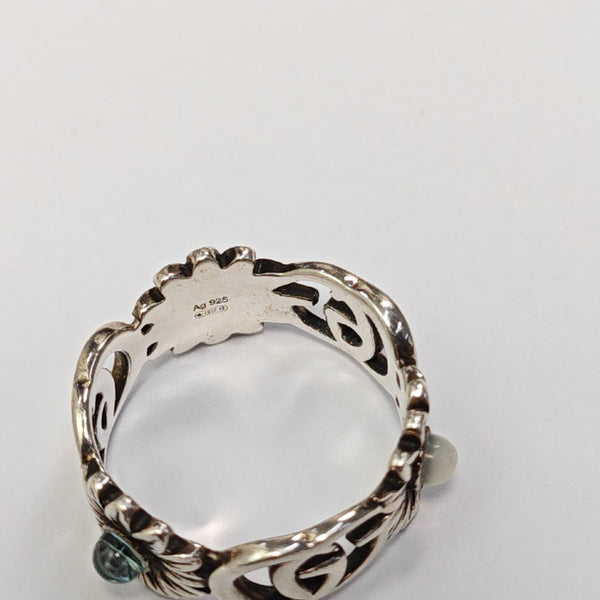 GG Running 925 Sterling Silver Ring EU 55