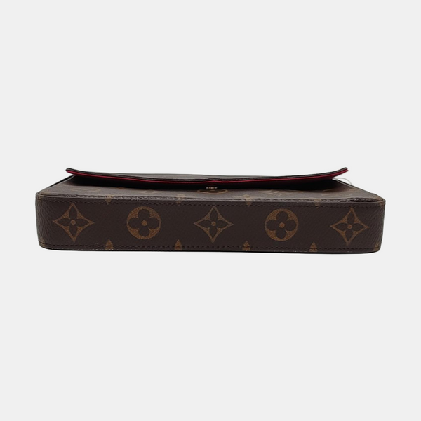 FÉLICIE Monogram Coated Canvas Brown