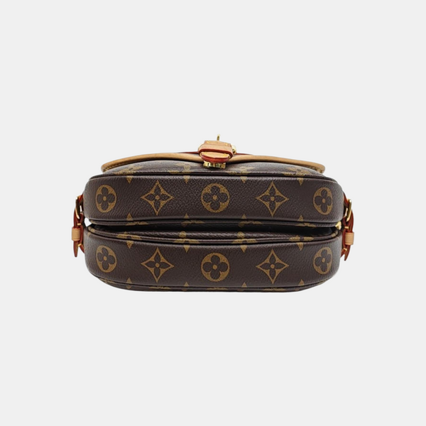 SAUMUR BB Monogram Coated Canvas Brown