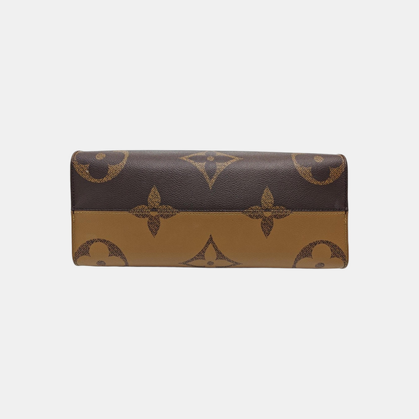 ONTHEGO MM Monogram Coated Canvas Brown
