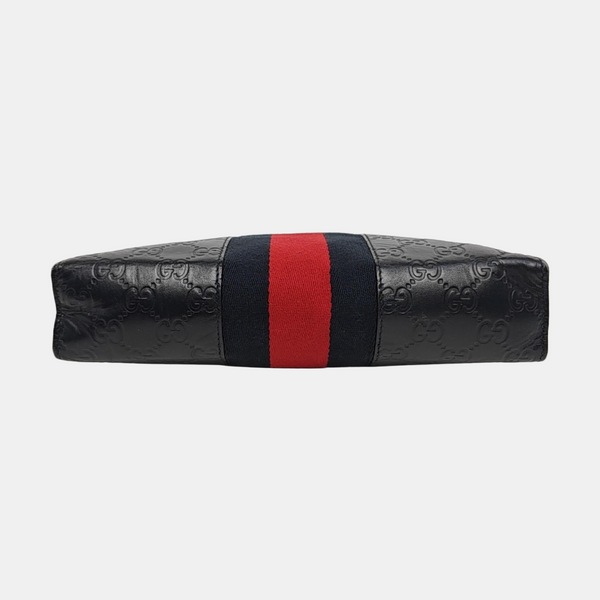 Signature Monogram Calfskin Blue