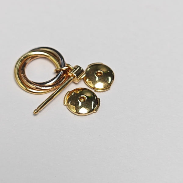 TRINITY 18k Gold Multicolor Earrings