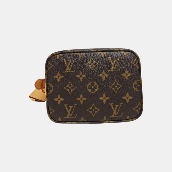 ALL IN BB Monogram Coated Canvas Brown