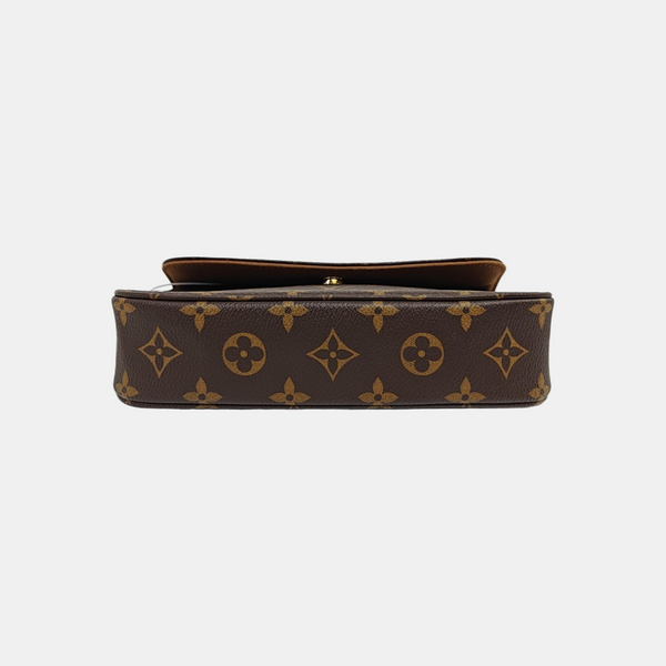 IVY Monogram Coated Canvas Brown