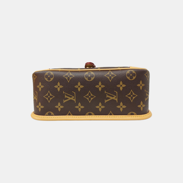 DIANE Monogram Coated Canvas Brown