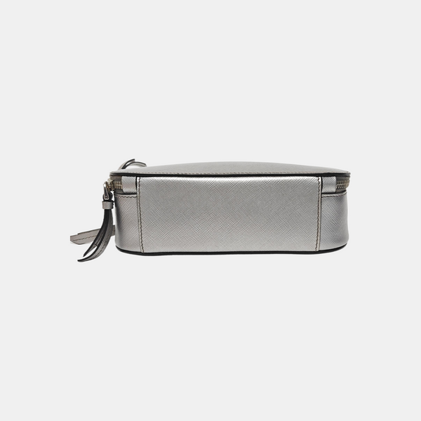 Odette Saffiano Calfskin Silver