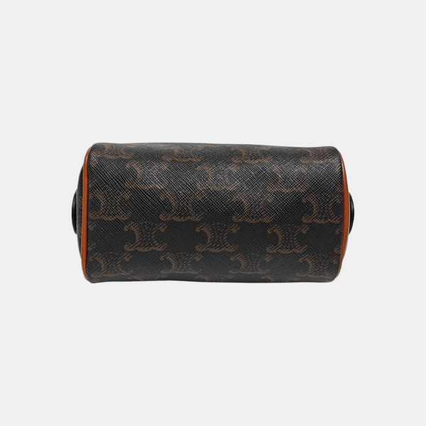 TRIOMPHE CANVAS Mini Coated Canvas Brown