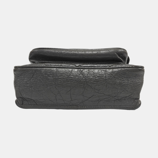 NIKI Small Chevron Calfskin Gray