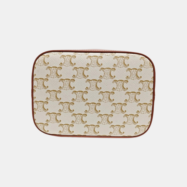 TRIOMPHE CANVAS Small Coated Canvas Beige
