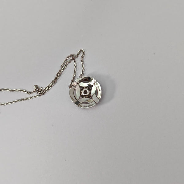 18k White Gold Silver Necklace