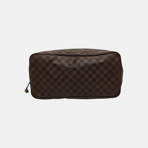 NEVERFULL GM Damier Ebene Coated Canvas Brown