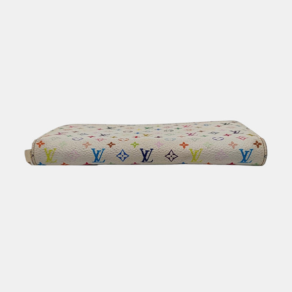 ZIPPY Monogram Coated Canvas White Wallet