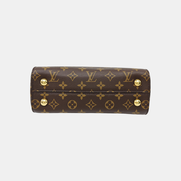 CLUNY PM Monogram Coated Canvas Brown