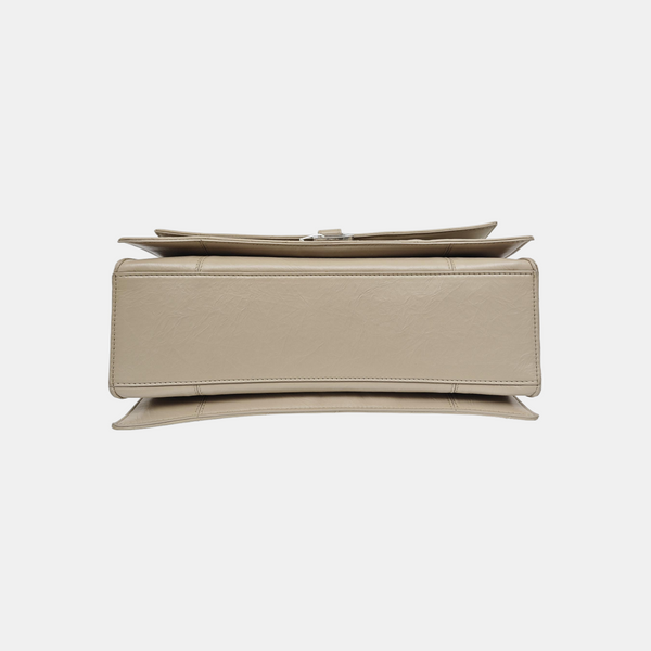 Crush Medium Quilted Calfskin Beige