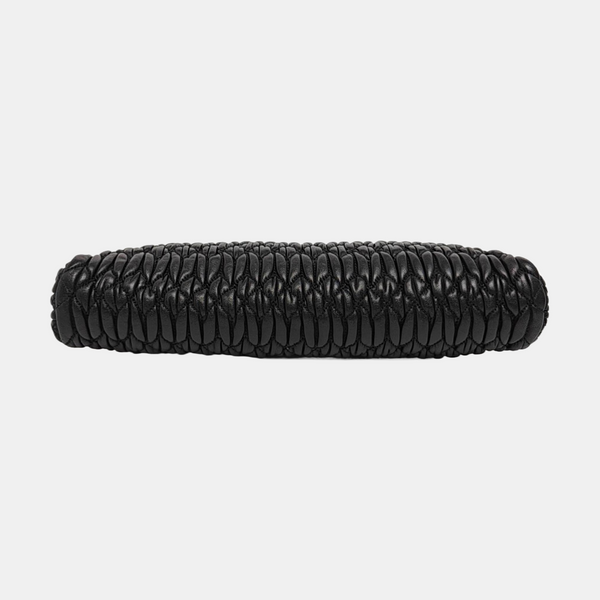 Miu Belle Quilted Lambskin Black