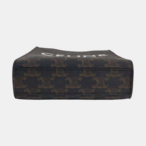 CABAS CELINE Mini Coated Canvas Brown