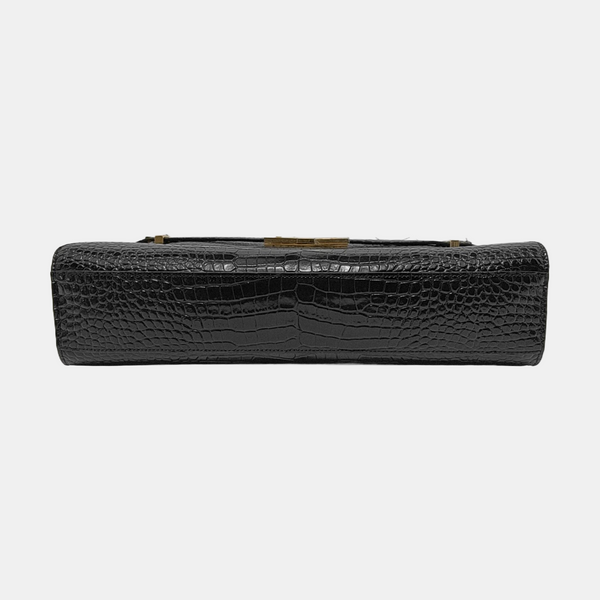 MANHATTAN Medium Calfskin Black