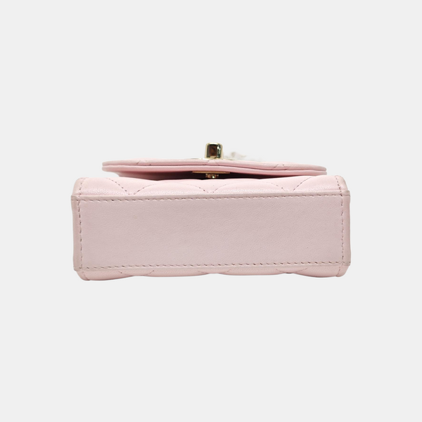 TRENDY CC Quilted Lambskin Pink