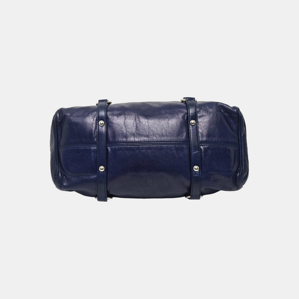 Bow Calfskin Blue