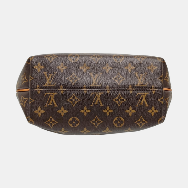 TURENNE Monogram Coated Canvas Brown