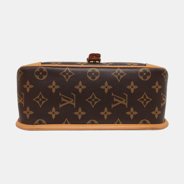 DIANE Monogram Coated Canvas Brown