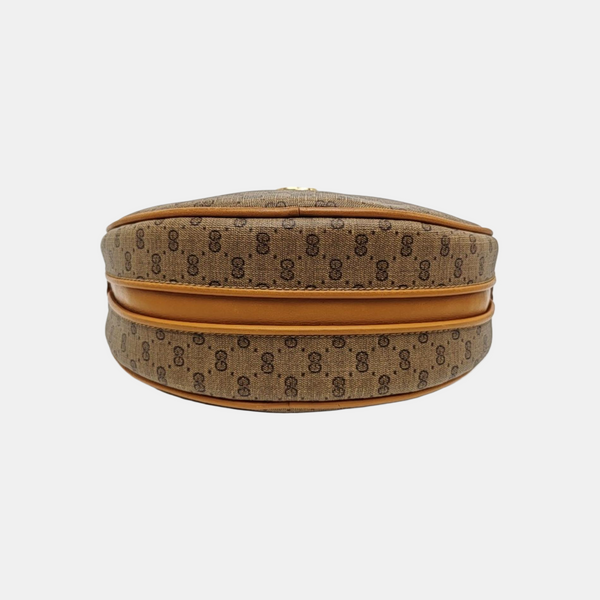 Monogram Coated Canvas Shoulder Bag Brown