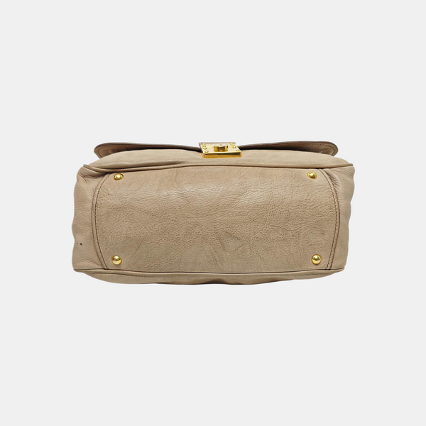 Calfskin Tote Bag Beige