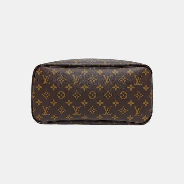 NEVERFULL MM Monogram Coated Canvas Brown