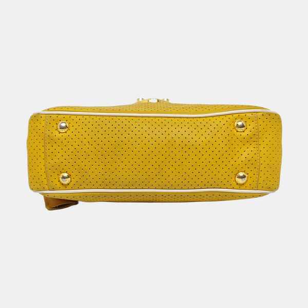 Calfskin Shoulder Bag Yellow