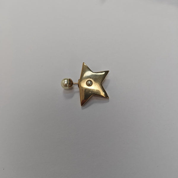 Metal Gold Stud Earrings