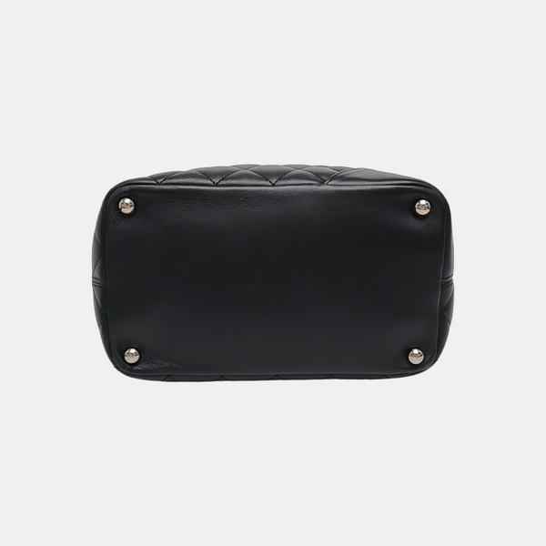 CAMBON Medium Quilted Calfskin Black