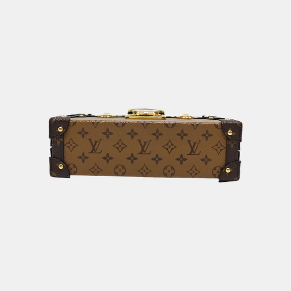 PETITE MALLE Monogram Coated Canvas Brown