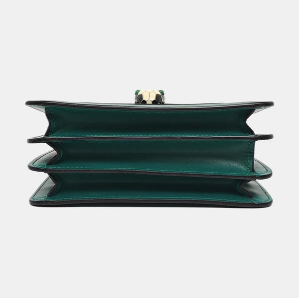 SERPENTI FOREVER Small Calfskin Green