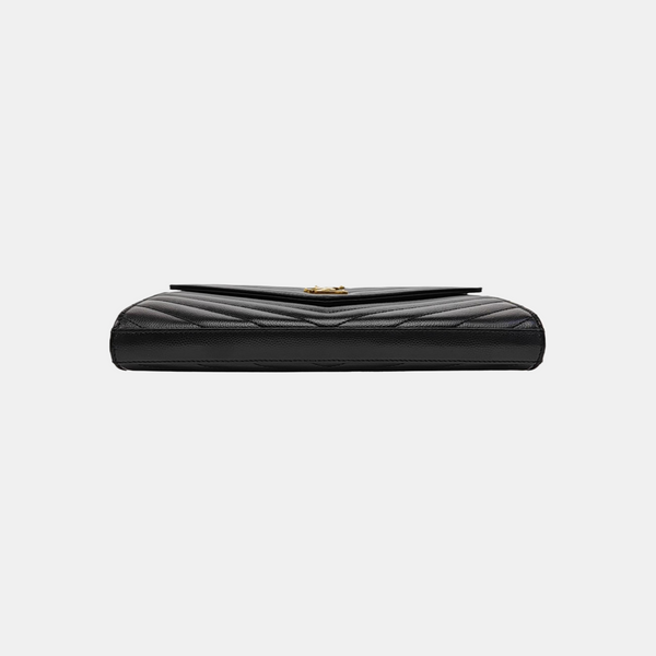MONOGRAM Medium Chevron Calfskin Black