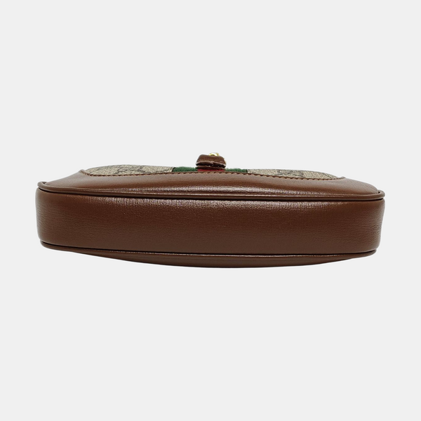 Authenticated pre-owned Jackie 1961 Mini Monogram Coated Canvas Beige - Shoulder Bag at Looply