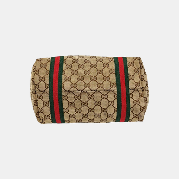 Jolicoeur Medium Monogram Coated Canvas Beige
