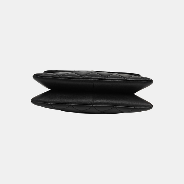 EX FLAP Quilted Lambskin Black