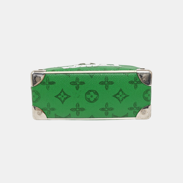 SOFT TRUNK Mini Monogram Coated Canvas Green