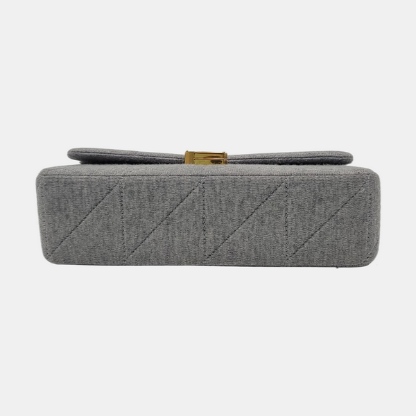 RIVE GAUCHE Medium Quilted Fabric Gray