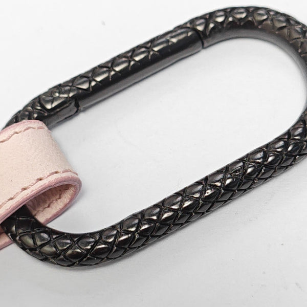 Leather Bag Charm Red