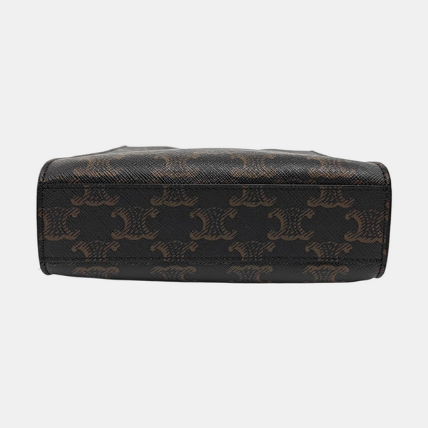 CABAS CELINE Mini Coated Canvas Brown