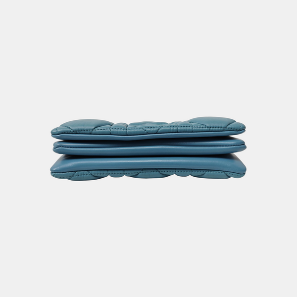 Dior Caro Small Cannage Calfskin Blue