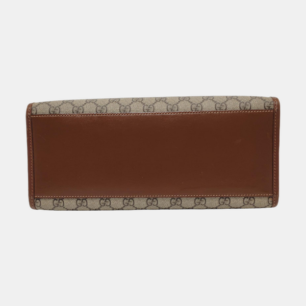 Retro Small Monogram Coated Canvas Brown