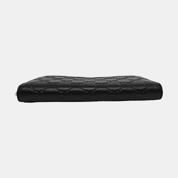 Signature Monogram Calfskin Black Wallet
