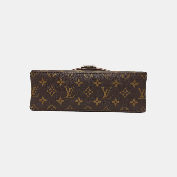 SAINT MICHEL Monogram Coated Canvas Pink