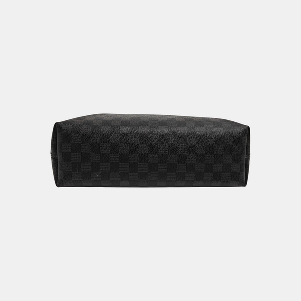 Damier Graphite Coated Canvas Crossbody Bag Gray