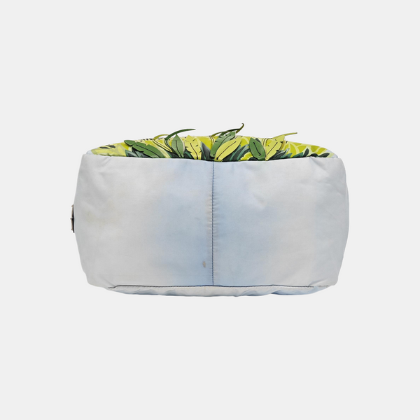 Nylon Shoulder Bag Blue
