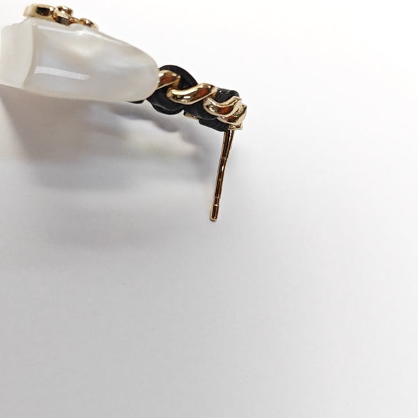 Metal Gold Stud Earrings